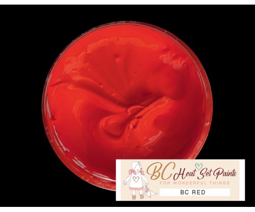 BC Heat Set Paints - Red   (10 gram)